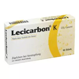 LECICARBON K CO2 Laxans otroške supozitorije, 10 kos