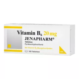 VITAMIN B6 20 mg Jenapharm tablete, 100 kom