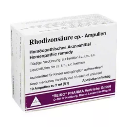 RHODIZONSÄURE cp.Ampule Raztopina za injiciranje, 10X2 ml
