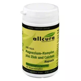 MAGNESIUM KOMPLEX s cinkovimi in kalcijevimi kapsulami, 100 kos
