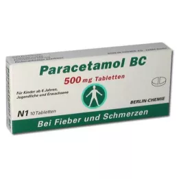 PARACETAMOL BC 500 mg tablete, 10 kom