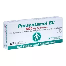 PARACETAMOL BC 500 mg tablete, 20 kom