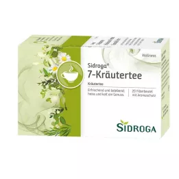 SIDROGA Filter vrečke Wellness 7-Herbal Tea, 20X2,0 g