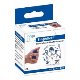FINGERFLEX 2,5 cm x 4,5 m modra brez lateksa, 1 kos