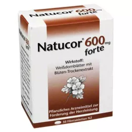 NATUCOR 600 mg forte filmsko obložene tablete, 50 kos