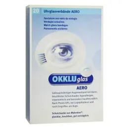 Occluglas Aero asociacija stekla za uro, 20 kos