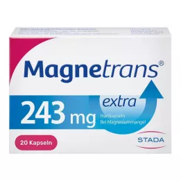 MAGNETRANS ekstra 243 mg trde kapsule, 20 kos