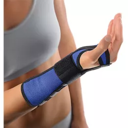 BORT Opornica za roko z gelom desna M modra/črna, 1 kos