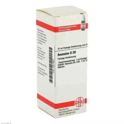 AESCULUS D 30 razredčitev, 20 ml AESCULUS D 30 razredčitev, 20 ml