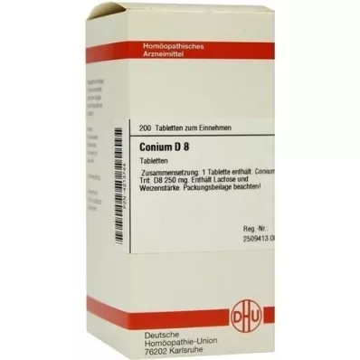 CONIUM D 8 tablet, 200 kos
