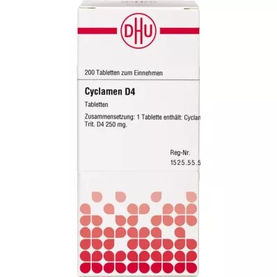 CYCLAMEN D 4 tablete, 200 kos CYCLAMEN D 4 tablete, 200 kos