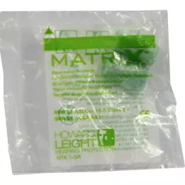 HOWARD Zeleni ušesni čepki Leight Matrix, 2 kom