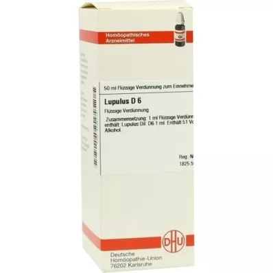 LUPULUS D 6 Razredčitev, 50 ml LUPULUS D 6 Razredčitev, 50 ml