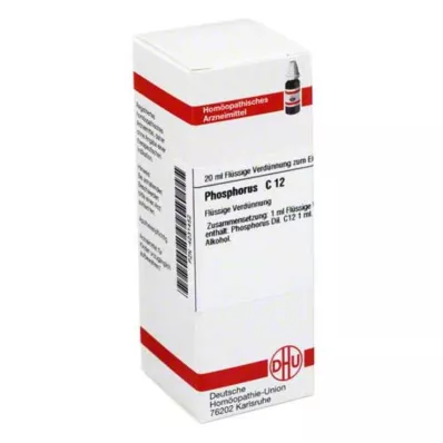 PHOSPHORUS C 12 Razredčitev, 20 ml PHOSPHORUS C 12 Razredčitev, 20 ml