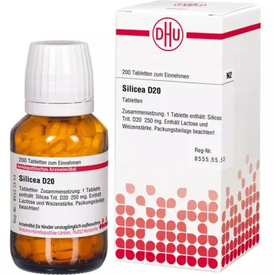 SILICEA D 20 tablet, 200 kos SILICEA D 20 tablet, 200 kos