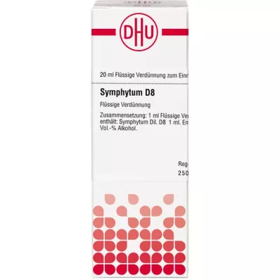 SYMPHYTUM D 8 Razredčitev, 20 ml SYMPHYTUM D 8 Razredčitev, 20 ml
