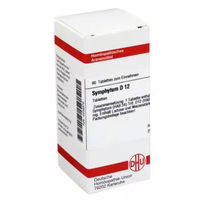 SYMPHYTUM D 12 tablet, 80 kos SYMPHYTUM D 12 tablet, 80 kos