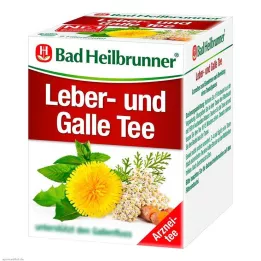 BAD HEILBRUNNER Filter vrečke jetrnega in galle čaja, 8X1,75 g