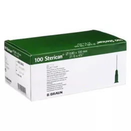 STERICAN Kanile 21 Gx4 4/5 0,8x120 mm, 100 kos