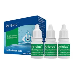 ARTELAC Kapljice za oko, 3X10 ml
