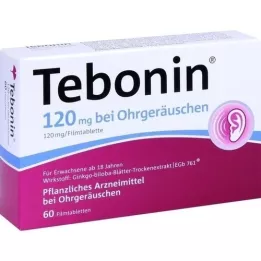 TEBONIN 120 mg proti zvenenju v ušesih filmsko obložene tablete, 60 kos
