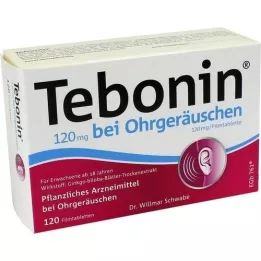 TEBONIN 120 mg proti zvenenju v ušesih filmsko obložene tablete, 120 kos