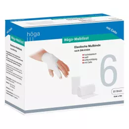 HÖGA-MUBILAST Fiksni povoj 6 cmx4 m s celofanom, 1 kos