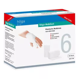HÖGA-MUBILAST Fiksacijski povoj 6 cmx4 m brez celofana, 20 kos