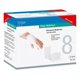 HÖGA-MUBILAST Fiksacijski povoj 8 cmx4 m brez celofana, 20 kos