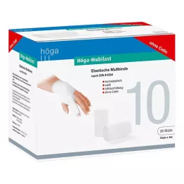 HÖGA-MUBILAST Fiksacijski povoj 10 cmx4 m brez celofana, 20 kos