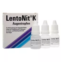 LENTO NIT K kapljice za oko, 3X10 ml