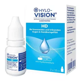 HYLO-VISION HD Kapljice za oko, 2X15 ml