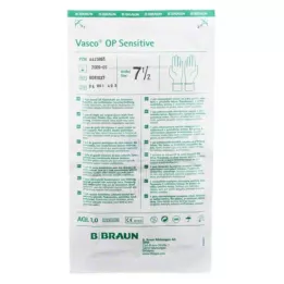 VASCO OP Sensitive Gloves sterilne nepudrane velikost 7,5, 2 kom