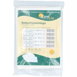 BETTSCHUTZEINLAGE Film 90x150 cm bel, 1 kos