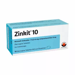 ZINKIT 10 obloženih tablet, 100 kos