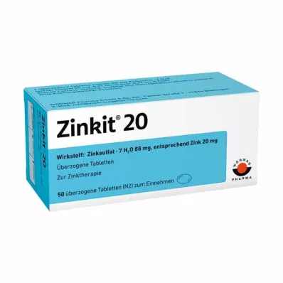 ZINKIT 20 obloženih tablet, 50 kom ZINKIT 20 obloženih tablet, 50 kom