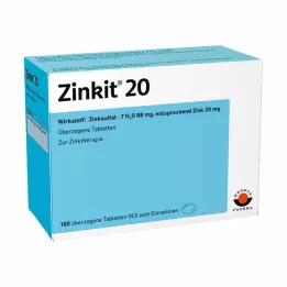 ZINKIT 20 obloženih tablet, 100 kos