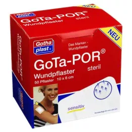 GOTA-POR Obliž za rane sterilni 60x100 mm, 50 kom
