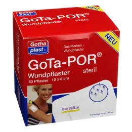 Gota-Por obliž za rane sterilni 80x100 mm, 50 kosov