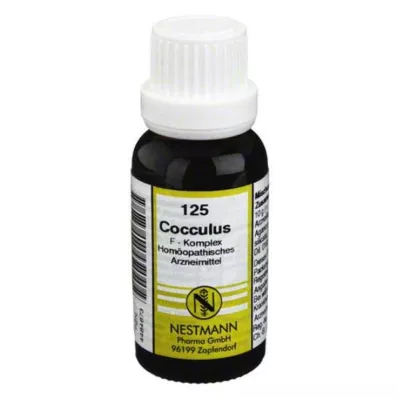 COCCULUS F Complex No.125 Razredčitev, 20 ml COCCULUS F Complex No.125 Razredčitev, 20 ml