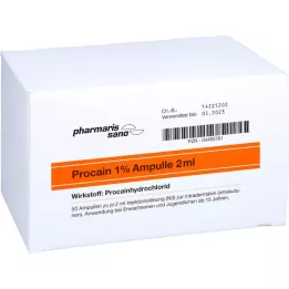 PROCAIN Röwo 1% ampule 2 ml, 50X2 ml