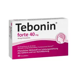 TEBONIN forte 40 mg filmsko obložene tablete, 30 kom