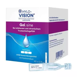 HYLO-VISION Enoodmerne pipete za sinusni gel, 60X0,35 ml