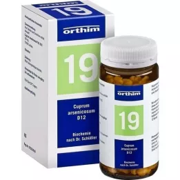 BIOCHEMIE Orthim 19 Cuprum arsenicosum D 12 tablet, 400 kos