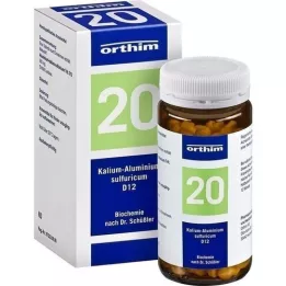 BIOCHEMIE Orthim 20 kalij aluminij.žveplo.D 12 tablet, 400 kos