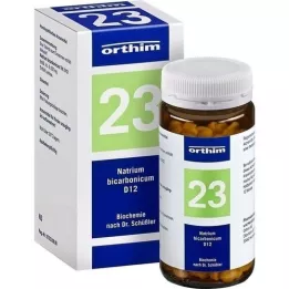 BIOCHEMIE Orthim 23 Natrum bicarbonicum D 12 tab., 400 kos