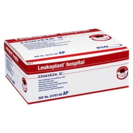 LEUKOPLAST Bolnišnica 2,5 cmx9,2 m, 12 kom