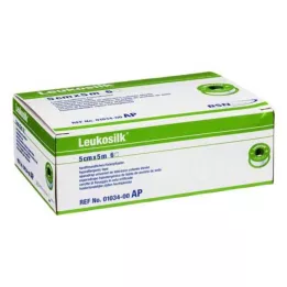 LEUKOSILK 5 cmx5 m, 6 kos