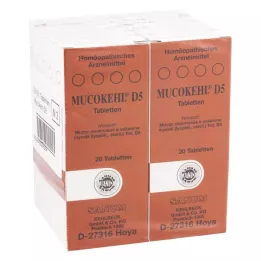 MUCOKEHL Tablete D 5, 10X20 kos