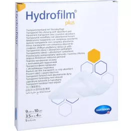 HYDROFILM Plus prozoren povoj 9x10 cm, 5 kom